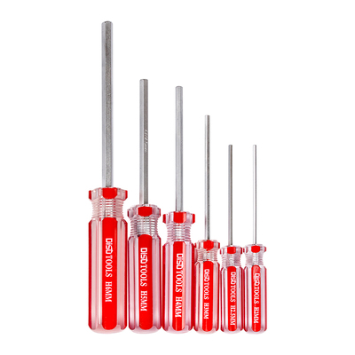 迪速内六角螺丝刀直柄六角扳手带手柄内六方1.5 2 2.5 3 4 5 6 号