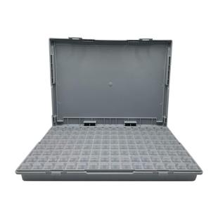 正品smt贴片元件盒电子元器件收纳盒128格ic芯片电子物料零件盒柜