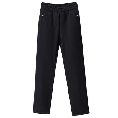 中老年外穿棉裤宽松高腰保暖护膝