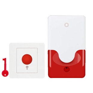 卫生间报警器无障碍残疾人紧急呼叫按钮公共厕所求助装置有线声光