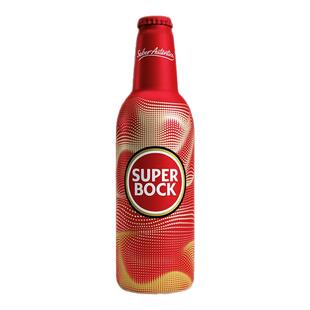 超级波克SuperBock黄啤酒礼盒整箱装355ml*12铝瓶炫酷