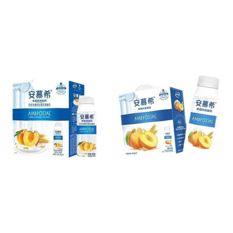 6月伊利安慕希黄桃燕麦酸奶200g×10瓶整箱学生儿童营养早餐搭档