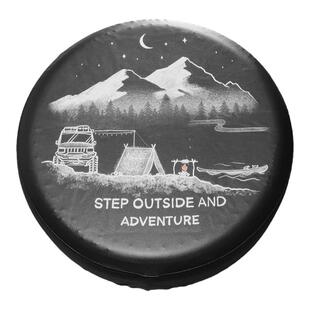 原创手绘BJ40坦克300猛龙旅行者通用加厚仿皮个性后备胎罩轮胎套