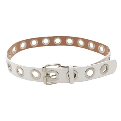 Darkblue男女PU免打孔简约腰带