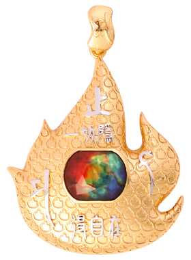 香港正品2026马年李居明斑彩吉祥物【一切隐】斑彩饰品吊坠化是非