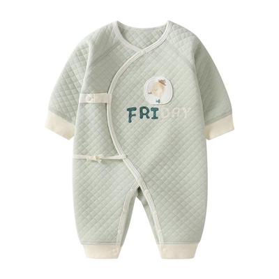 modomoma男女宝宝保暖空气棉爬服