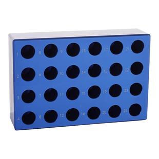 三爱思低温配液模块 铝制冰盒4孔24孔60孔96孔生物实验室冻存架试管架离心管架冷冻模块0.2/1.5/5/10/15/50ml