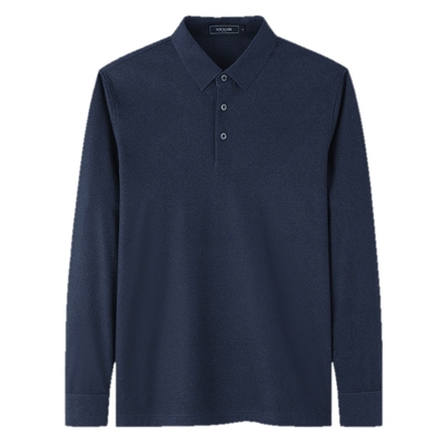 雅戈尔秋冬长袖商务polo衫