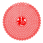 2023兔年客厅装饰春节新年中国风绒布剪纸大福字窗花玻璃贴纸贴墙