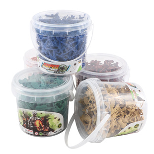 5cm加厚军事小军人玩具模型送男孩大号兵人玩具优质塑料沙盘士兵