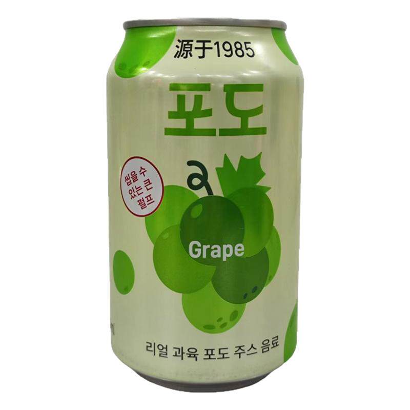 8罐真果粒水晶葡萄大果粒果汁饮料真果肉夏日饮品320ml*8罐青提肉