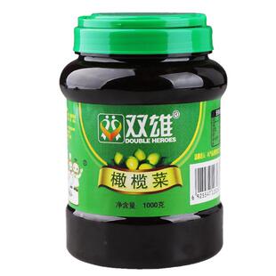 双雄橄榄菜下饭菜大瓶装1kg潮汕正宗拌饭酱菜小菜榄菜1000g经济装
