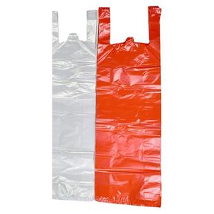 红色加长香烟对联袋加厚粉丝铁棍山药芹菜带鱼鲜花长条塑料手提袋