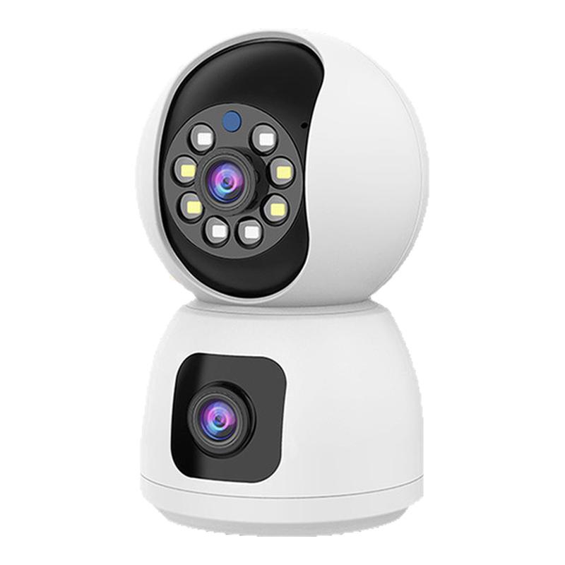 飞禾莱.FT摄像头云台360全景双摄无线智能AI网络摄像头远程4G监控