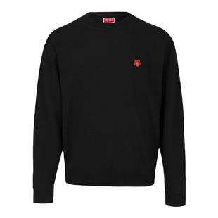 KENZO/高田贤三男士高端品牌秋冬款时尚百搭毛衣100%羊毛针织衫