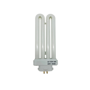孩视宝冠雅通用型灯管YDW13-2U方四针13W15W18W台灯护眼荧光源4针