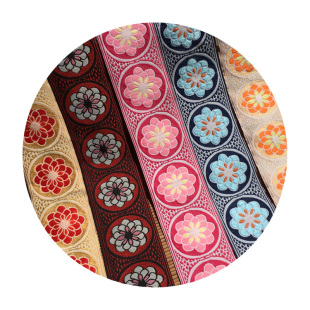 花边辅料 细边织金领边衣缘民族风装饰金银线手工diy包边绣花织带