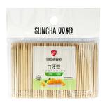 双枪老竹牙签酒店专用餐厅饭店单头尖小包装牙签家用竹制商用包邮