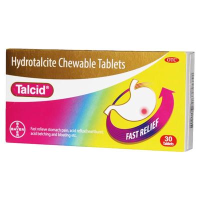 【达喜】铝碳酸镁片0.5g*30片/盒