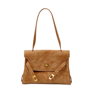 欧米omi包包单肩2026新款秋冬凯莉包斜挎包高级感妈妈包真皮女包