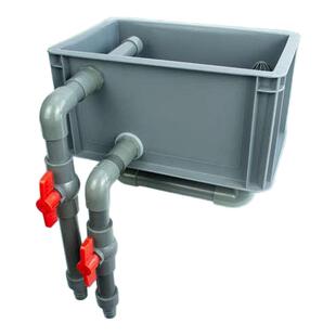 鱼缸沼泽过滤周转箱外置鱼缸粪便分离带沉淀仓上滤过滤系统整套