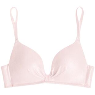 好奇蜜斯内衣女无钢圈聚拢小胸显大性感纯欲文胸罩套装不空杯夏粉