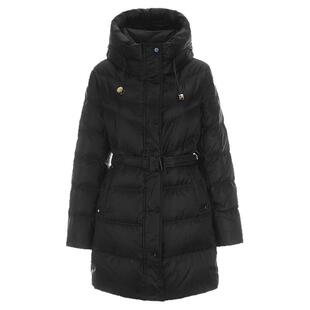 奥莱专柜品牌撤柜正品 RN冬装2025新款 系腰带中长款轻柔鹅绒服女