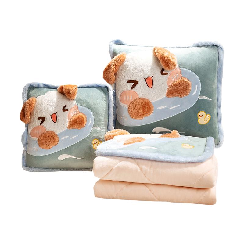 汽车抱枕被子两用2022新款冬季加厚办公室午睡沙发女生睡觉神器