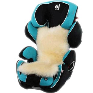 适合宝得适好孩子感恩安全座椅童车推车宝宝椅溜娃冬季纯羊毛坐垫