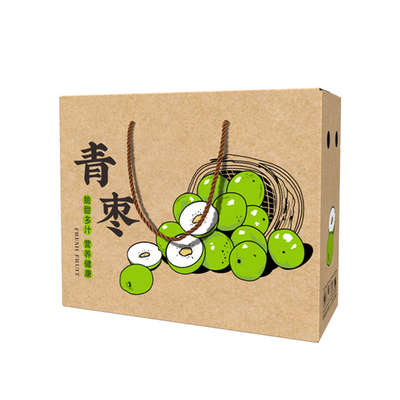 冬枣礼盒包装盒大枣青脆枣包装箱