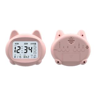 2025新款学生宿舍专用多功能强力叫醒男女孩儿童卡通可爱智能闹钟