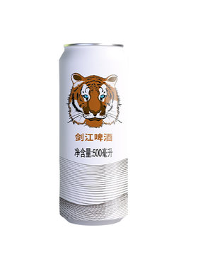 剑江纯酿白啤500ml/罐原麦芽度6度酒精度2.5淡爽啤酒整提泡沫箱发