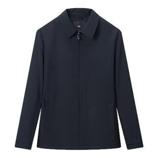 HLA/海澜之家领昂行政夹克25秋新翻领简约干部风商务通勤外套男装