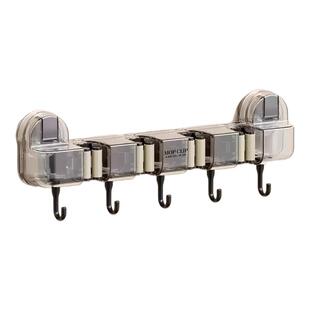 吸盘式拖把夹家用卫生间可拆卸收纳吸盘式置物架节省空间的好帮手