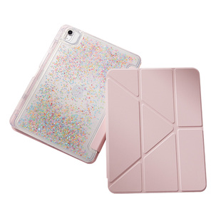 2026新款ipadair8保护壳透明流麻Pro保护套7适用苹果11寸平板防弯摔流沙超薄10旋转带笔槽全包5