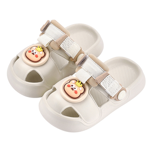 儿童洞洞鞋男童宝宝拖鞋夏季2026新款软底eva男孩洗澡幼儿凉拖鞋