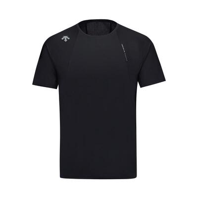 DESCENTE迪桑特RUNNING男士吸湿速干散热透气F360短袖T恤针织衫