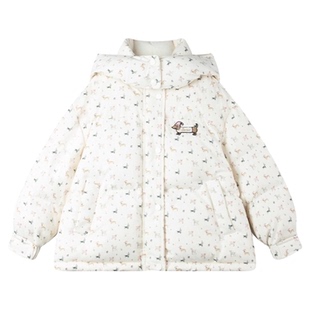 女童加厚保暖羽绒棉服女孩洋气冬装2025新款中大童棉衣外套棉袄子