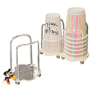 一次性杯子取杯器创意桌面取杯架台面轻奢纸杯架收纳置物架家用