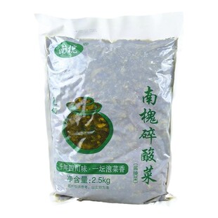 【偏细型】免切 南槐细鱼酸菜2.5kg*6袋 鱼调料 老坛泡菜  酱腌菜