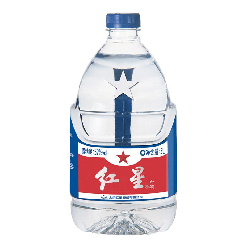 红星52度桶酒泡酒5升酒白酒