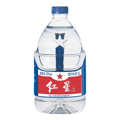 红星52度桶酒泡酒5升酒白酒