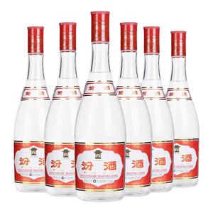 汾酒红盖玻汾475ml*6瓶白酒