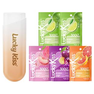 luckykiss弹射益生菌含片清新口气口香糖无糖薄荷糖维c网红零食
