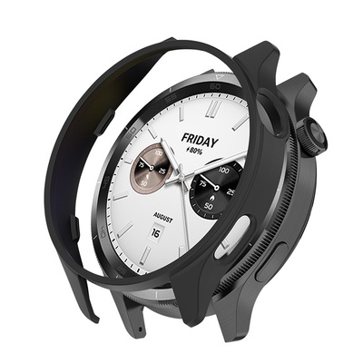 适用于小米手表s4保护壳半包防摔表壳watchs4镂空保护套表盘贴膜WatchS4防刮eSIM智能运动边框替换PC外壳配件