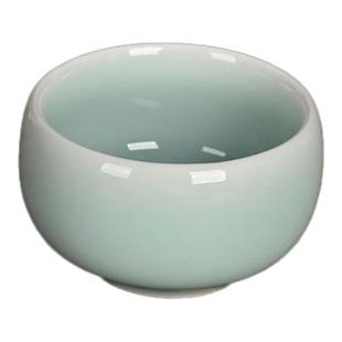 流转千年复古青瓷功夫茶具茶道创意陶瓷品茗杯主人单杯家用小茶杯