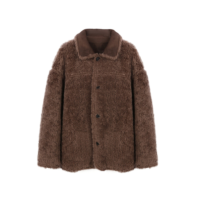 软糯泰迪澳羊毛双面穿外套