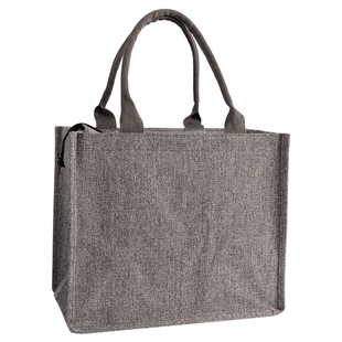 棉麻布袋旅游上班族手提袋学生党文艺书袋拉链款大号肩跨刻字定制