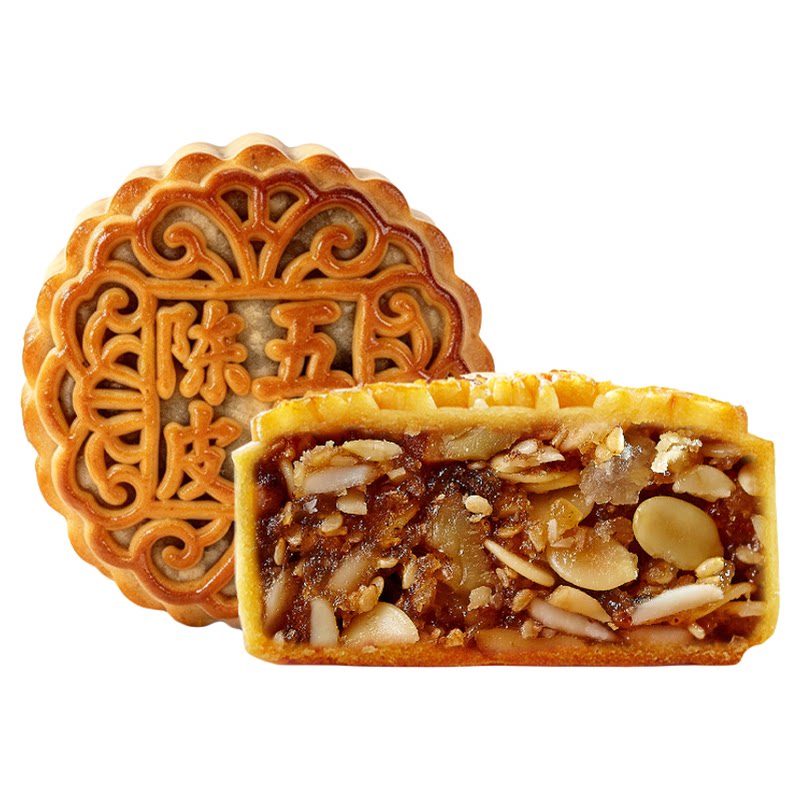 陶老大广式精制陈皮五仁月饼清真
