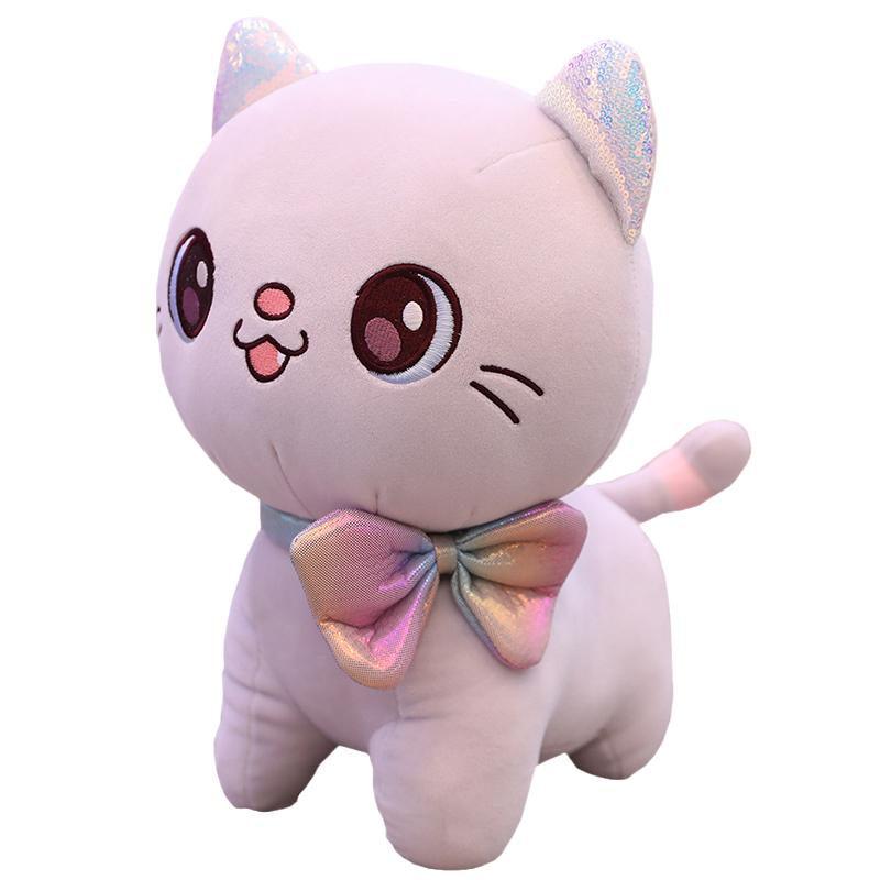 可爱卡通猫猫少女心粉色毛绒玩具